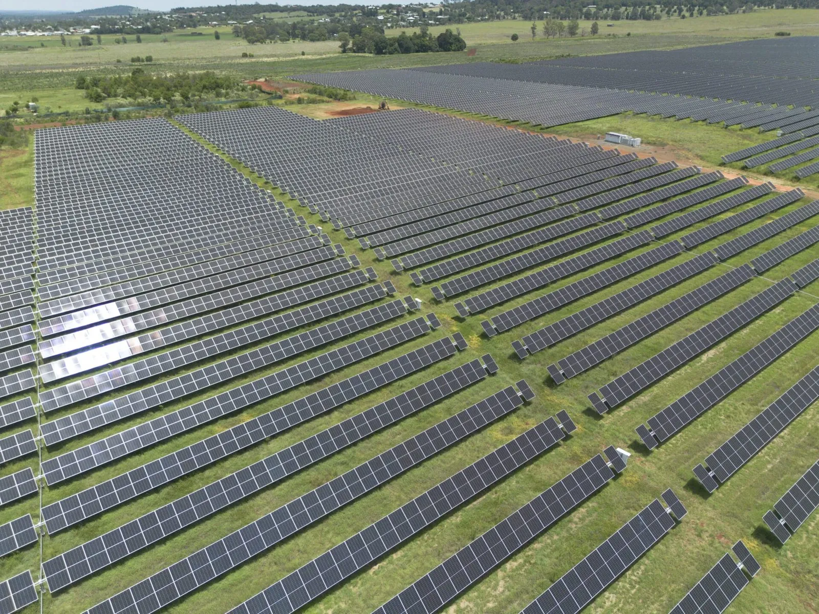 Kingaroy Solar Farm aerial view