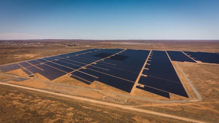 Katherine Solar Farm aerial view